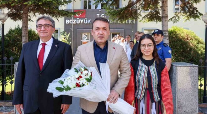 Vali Sözer’den Kaymakam Helvacı’ya iade-i ziyaret