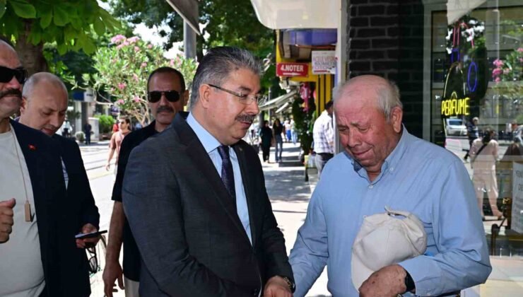 Vali Yılmaz ile vatandaşın duygulandıran buluşması