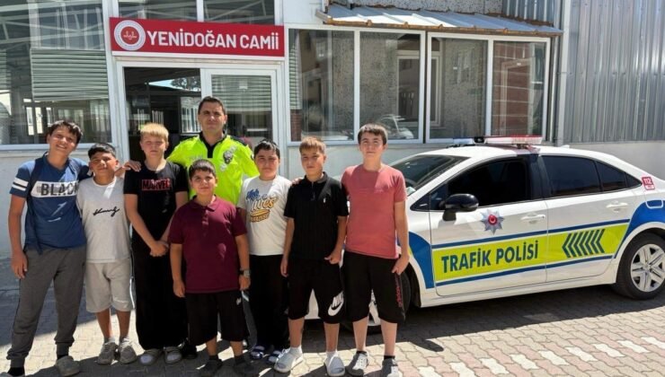370 öğrenciye trafik eğitimi verildi