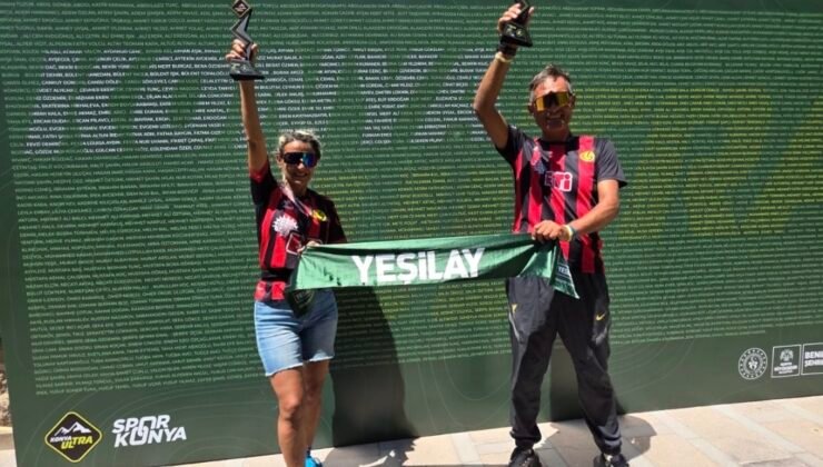 Konya Ultra Trail’de Eskişehir rüzgârı! Bahar Sezer Algın şampiyon, Cenk Algın ikinci