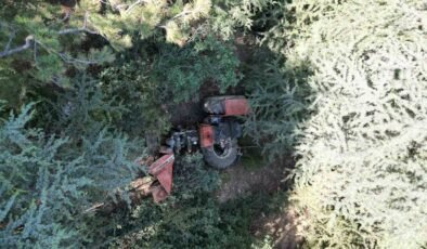 Afyonkarahisar’da 30 metrelik uçurumda can pazarı