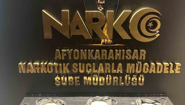 Afyonkarahisar’da 5 kilogram uyuşturucuyla yakalanan şahıs tutuklandı