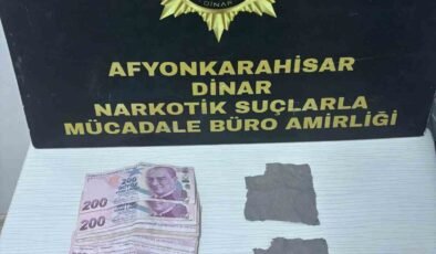 Afyonkarahisar’da torbacı operasyonu: 1 kişi tutuklandı