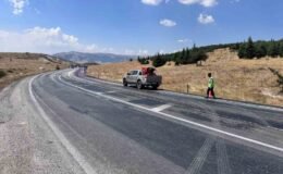 Araçların mor renge boyandığı yolda gerçek ortaya çıktı