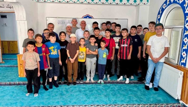 Başkan Demirtaş’tan Yaz Kur’an Kursu’na ziyaret