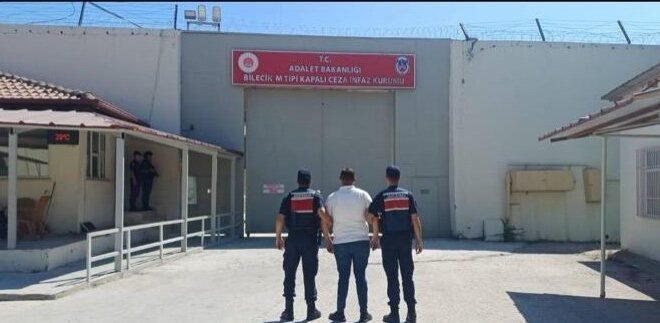 Bilecik’te 7 yıl 7 ay hapis cezası bulunan şahıs yakalandı
