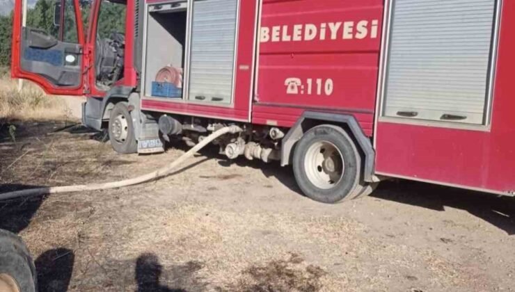 Bilecik’te çalılık yangını ormanlık alana sıçramadan söndürüldü