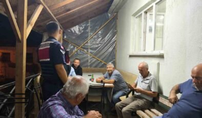 Bilecik’te kahvehanelerde asayiş denetimi