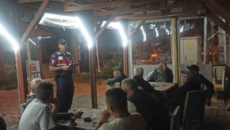 Bilecik’te köy sakinlerine yangın ve dolandırıcılık uyarısı