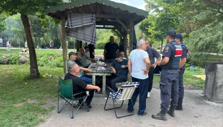Bilecik’te mesire alanında 150 vatandaşa hırsızlık uyarısı