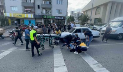 Bilecik’te motosikletin çarptığı yaya yaralandı