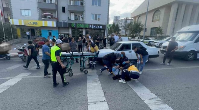 Bilecik’te motosikletin çarptığı yaya yaralandı