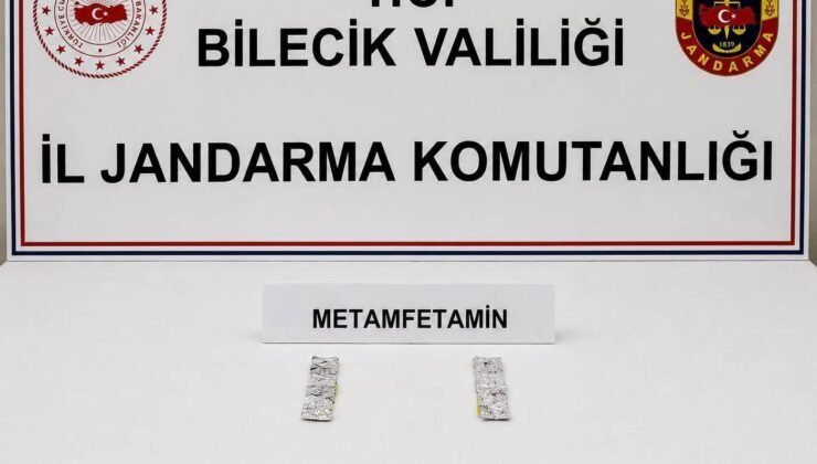 Bilecik’te otomobilde metamfetamin ele geçirildi