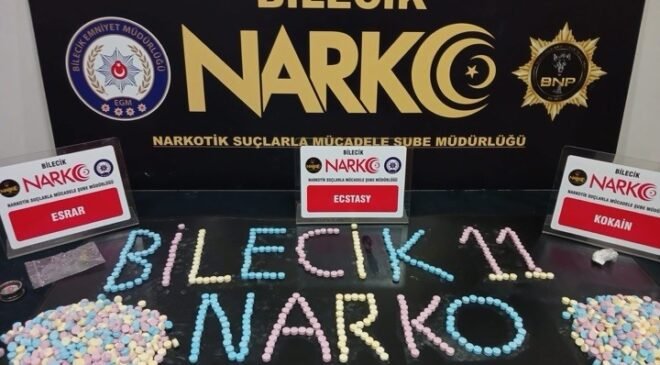 Bilecik’te uyuşturucu operasyonu: 4 gözaltı