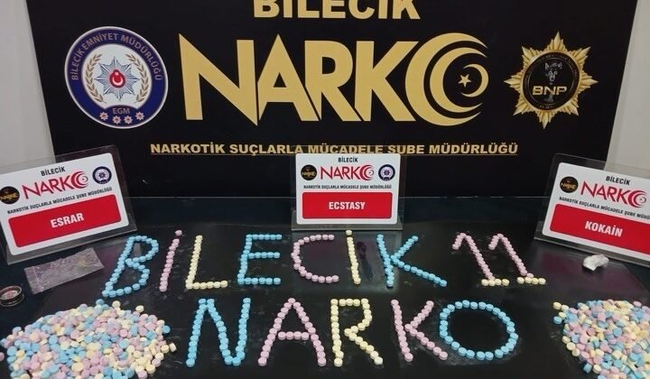 Bilecik’te uyuşturucu operasyonu: 4 gözaltı