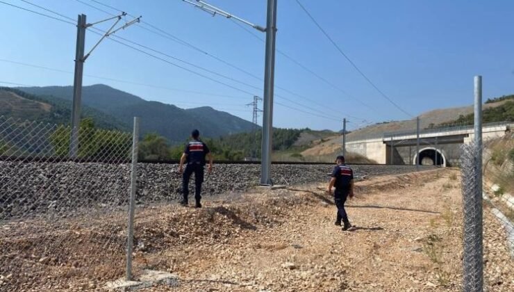 Bilecik’te YHT hattında güvenlik kontrolü
