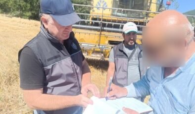 Çıkan yangınlardan sonra biçerdöverler sıkı denetimde