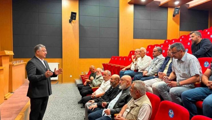 DPÜ Rektörü Kızıltoprak, Kütahyalı esnaflarla bir araya geldi