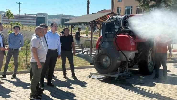 DPÜ Tavşanlı MYO’da geliştirilen “Turbo Fanlı Su Atomizer” protokole tanıtıldı