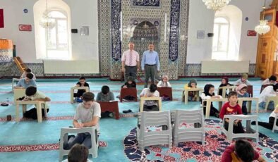 Dumlupınar’da Yaz Kur’an Kursu öğrencilerine Bilgi Birikim Sınavı