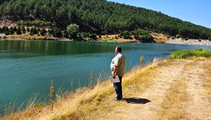 Emet Konuş Göleti’nde su ürünleri denetimi