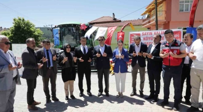 Emet’te 9,3 Milyon TL’lik makine parkı projesi hizmete açıldı