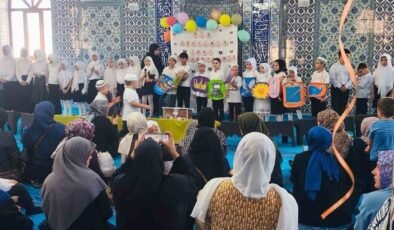 Emet’te Yaz Kur’an kurslarında mezuniyet coşkusu