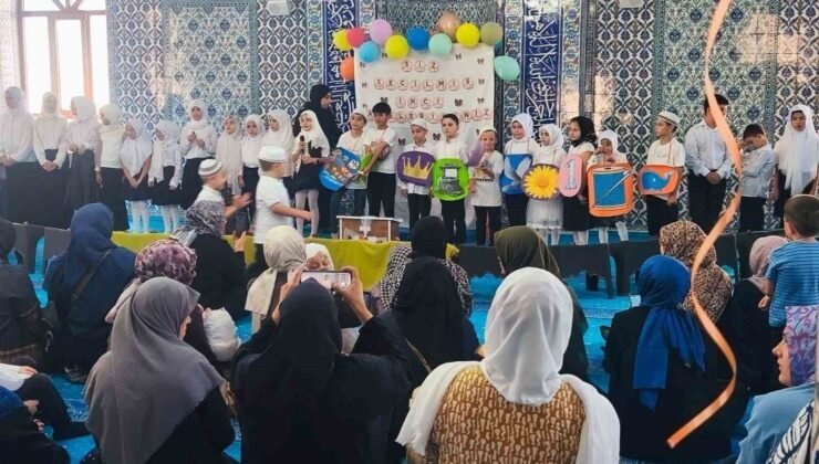 Emet’te Yaz Kur’an kurslarında mezuniyet coşkusu
