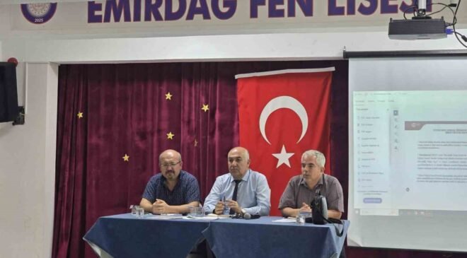 Emirdağ’da okul ve kurum müdürleri toplantısı yapıldı