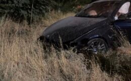 Eskişehir çevre yolunda iki otomobil çarpıştı: 1 yaralı