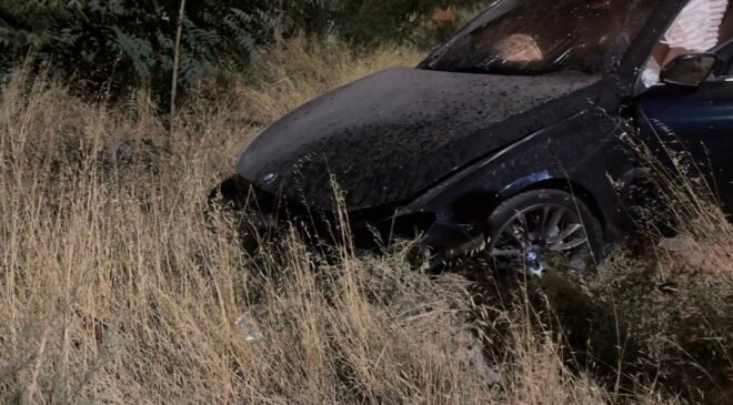 Eskişehir çevre yolunda iki otomobil çarpıştı: 1 yaralı