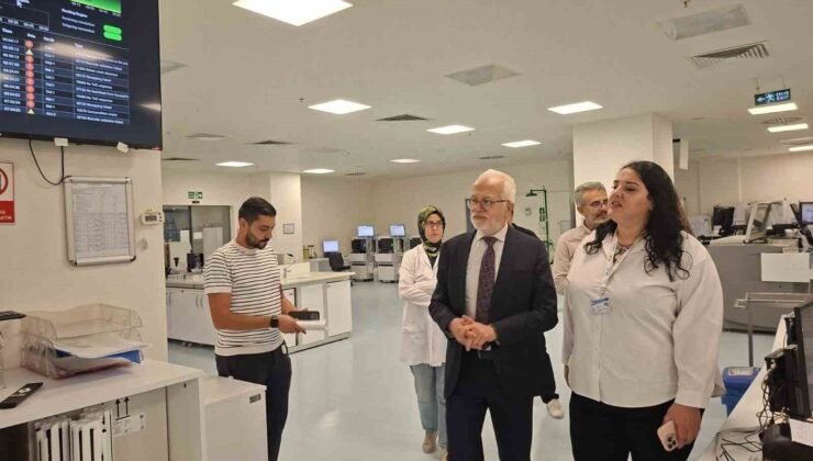 Eskişehir Şehir Hastanesi’nde laboratuvar hizmetleri yerinde incelendi