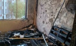 Eskişehir’de 2 katlı binada yangın: 5 kişi dumandan etkilendi