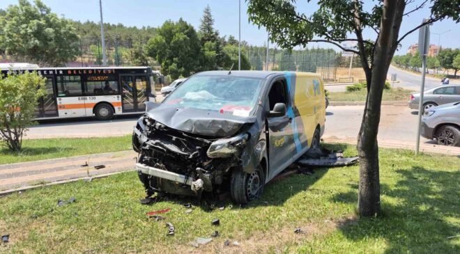 Eskişehir’de korkutan kaza: 2 yaralı