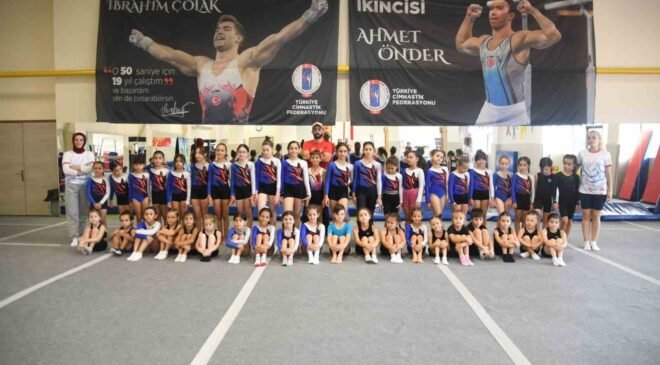 Eskişehir’de minik cimnastikçiler geleceğe hazırlanıyor
