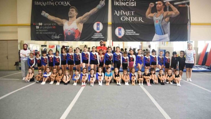 Eskişehir’de minik cimnastikçiler geleceğe hazırlanıyor