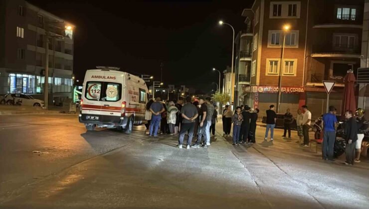 Eskişehir’de motosikletin yayaya çarptığı kazada 2 kişi yaralandı