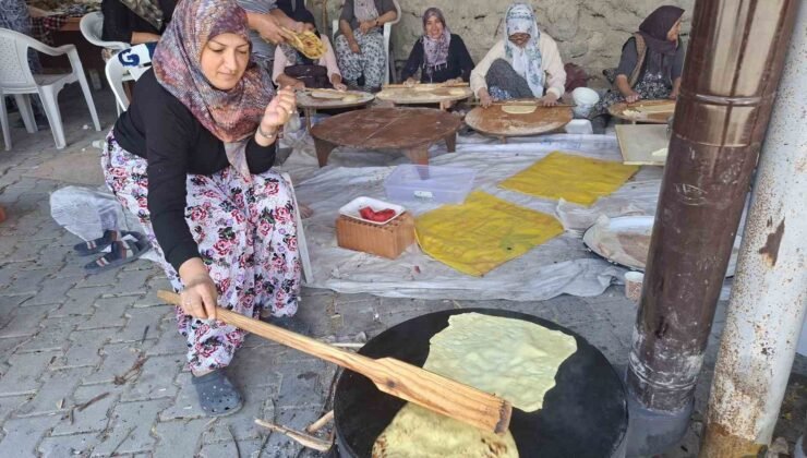 Gemiç mahallesi sakinlerinin geleneksel hale getirdikleri Gözleme Günü