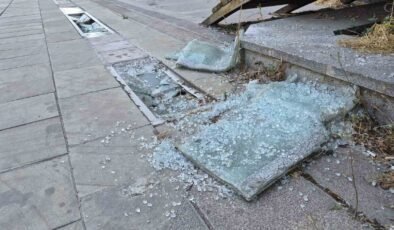Hatboyu Caddesi vandalların hedefi oldu