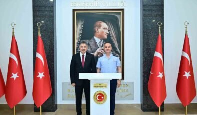Hava Kuvvetleri Komutanlığına atanan Orgeneral Dalkıran’dan Vali Yılmaz’a veda ziyareti