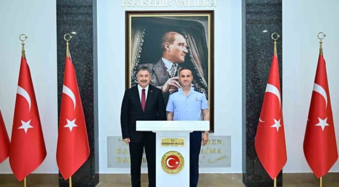 Hava Kuvvetleri Komutanlığına atanan Orgeneral Dalkıran’dan Vali Yılmaz’a veda ziyareti