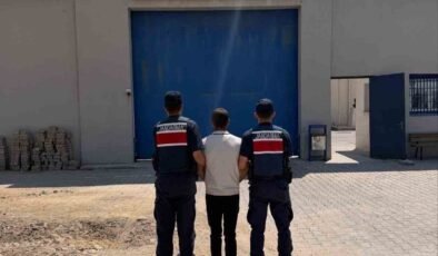 Hırsızlık suçundan hapis cezası ile aranan şahsı jandarma yakaladı
