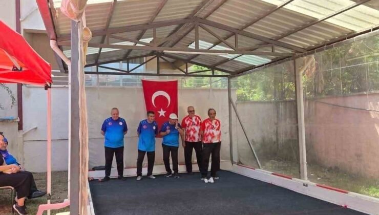 Huzurevi sakinleri bocce müsabakasında buluştu