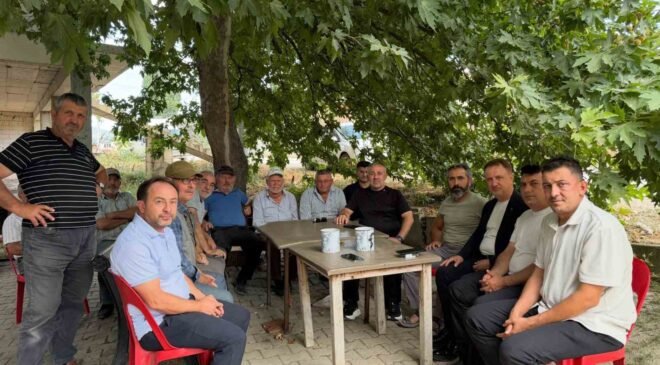 İl Başkanı Yıldırım köylerde vatandaşlarla buluştu