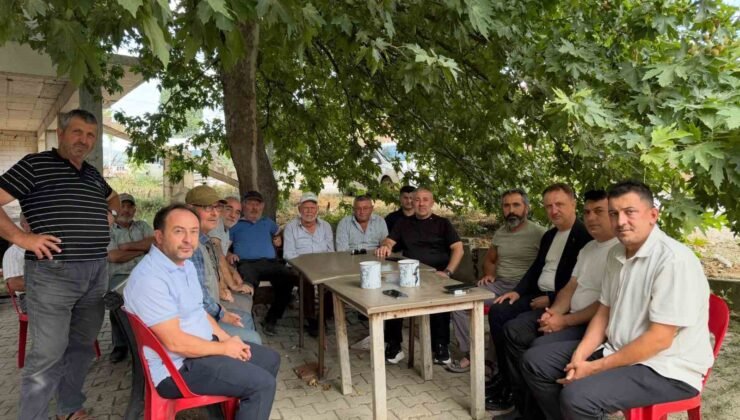 İl Başkanı Yıldırım köylerde vatandaşlarla buluştu