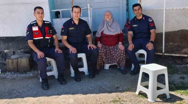 Jandarmadan şehit ailesine vefa