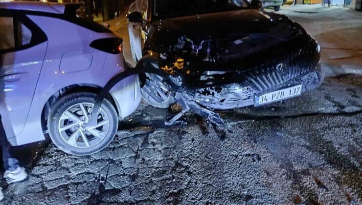 Kazaya karışan 1,62 promil alkollü sürücünün ehliyetine el konuldu