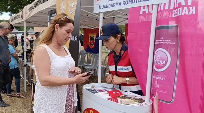 Kınık Festivali’nde 500 kadına KADES anlatıldı