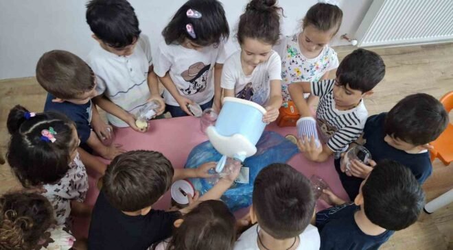 Kur’an kursu öğrencilerinden unutulmayacak bağış