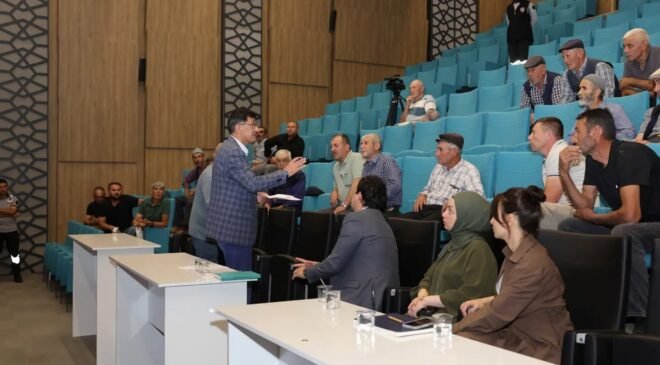 Kütahya Ağaçköy Mahallesinde imar planları için istişare toplantısı düzenlendi
